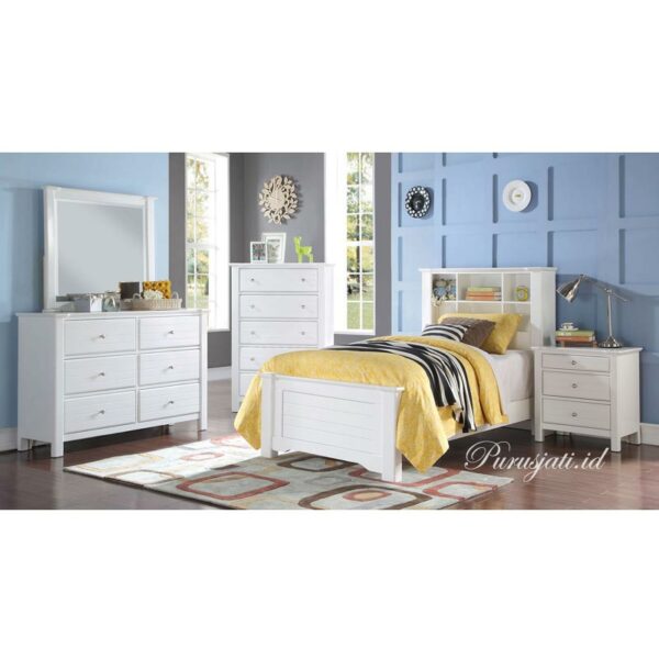 Set Kamar Tidur Anak Remaja Duco Putih