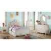 Set Tempat Tidur Anak Perempuan Ukir Mewah