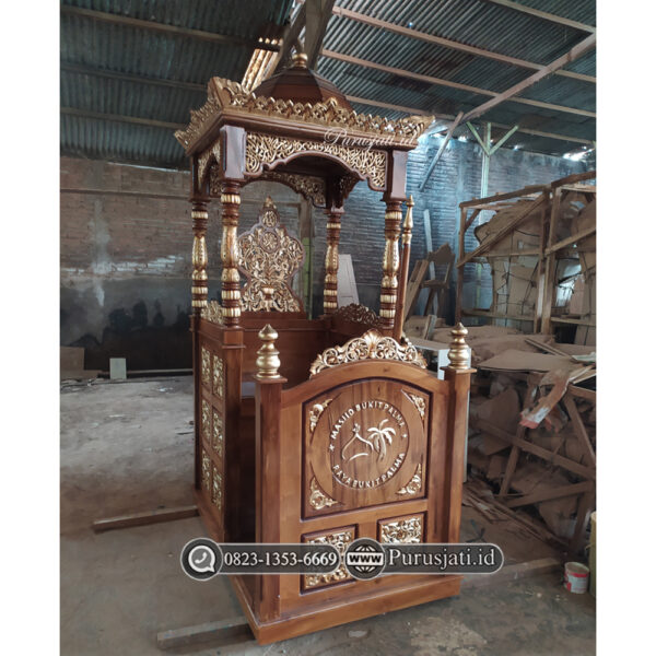 Mimbar Masjid Bukit Palma Model Atap Kubah