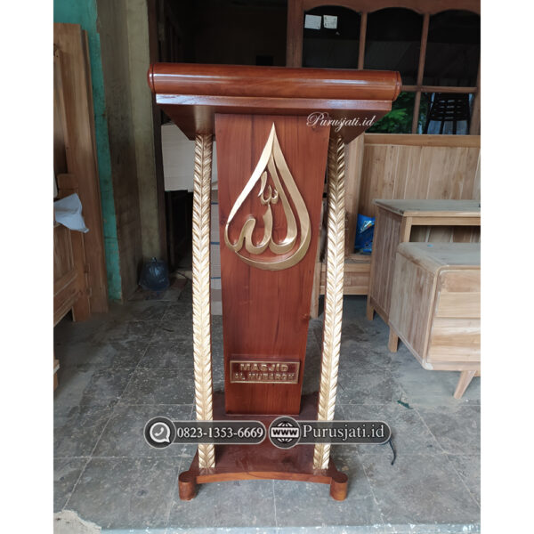 Podium Masjid Al-Mubarok Minimalis Terbaru