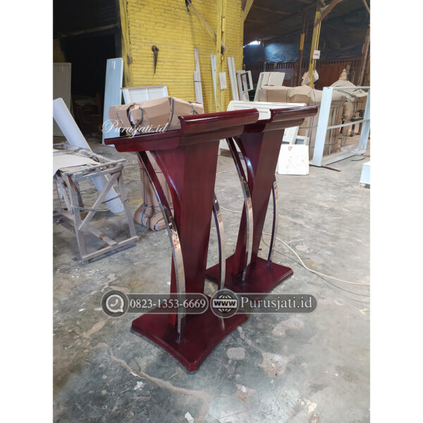 Podium Stainless Minimalis Instansi Jakarta Selatan